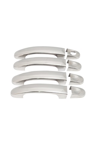 Volkswagen Transporter T5 Uyumlu 2003-2015 Krom Kapı Kolu 4 Kapı Paslanmaz Çelik