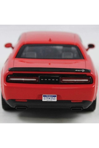 Motor Max 1:24 2018 Dodge Challenger Srt Hellcat Widebody Die-cast Kırmızı Model Araba