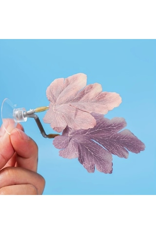 Elmpaly Xk6 Beta Balığı Aksesuarları Pvc Yapay Bitki Seti Saklanma Ve Dekorasyon İçin Vantuzlu