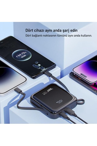 By Panzerglass 10000mah Powerbank Titanium Gri