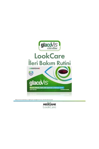 Medizane LookCare GlacoVIS Citicoline Gıda Takviyesi 30 Kapsül