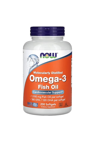 Now Foods Omega-3 Fish Oils Epa Dha 200 Softgels