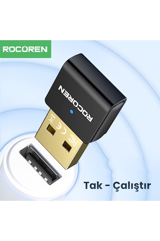 Rocoren Bluetooth 5.3 Mini Dongle Nano Usb Adaptör