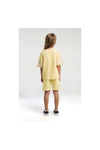 U.S. Polo Assn. Kız Çocuk Sarı Bermuda Takım Us2116-c-v2 Sarı