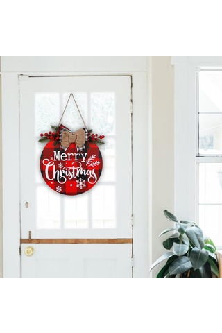 Suntek Halat Ile Noel Kapı Askı Pencere Partisi Yard Kırmızı