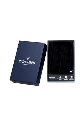Colibri Rebel Çift Jet Puro Çakmağı Siyah
