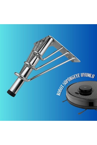 18 Cm Metal 3 Telli Koltuk Ayağı Mobilya Ayağı Ünite Ayağı Konsol Ayağı Puf Berjer Ayağı Krom