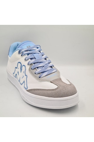 Kappa Santiago Beyaz Mavi Unisex Sneaker Spor Ayakkabı Beyaz - Mavi