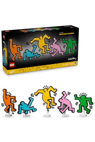 LEGO® Art Keith Haring – Dans Eden Figürler 31216 - Yetişkinler için Sergilenebilir Koleksiyonluk Yaratıcı Model Yapım Seti (1773 Parça)
