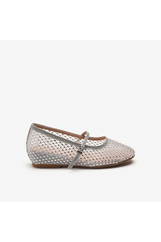 Argento Sandalet Kadın 1f6070ds Donna Serena T. 6070ds Rete Gümüş