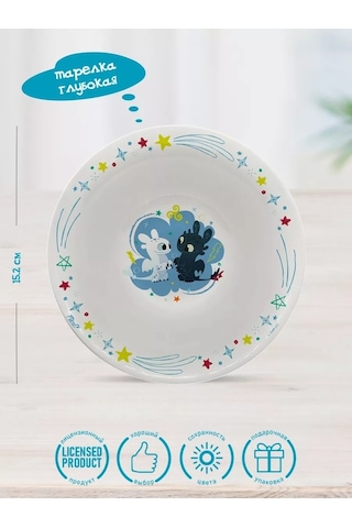 Priority. Dragon Nasıl Eğitilir Serisi - Derin Yemek Kabı Salata Kasesi 208894894 Mavi