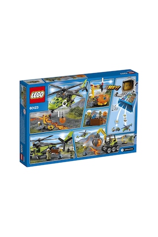 LEGO City 60123 Volcano Supply Helicopter 330 Parça