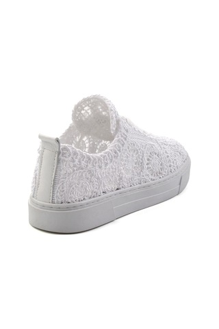 Bambi Beyaz Leather Kadın Sneaker K01331999916 Beyaz