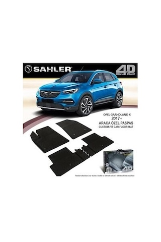 Sahler Opel Grandland X 2019 Havuzlu Paspas 4.5D Tam Uyumlu