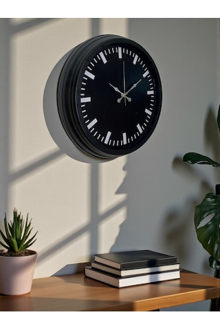 Black Baseline 40 Cm Metal Duvar Saati Diğer