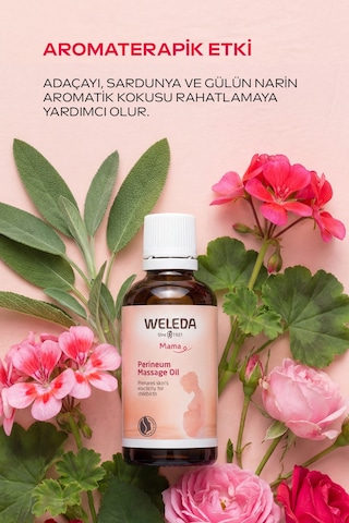 Organik Perine Masaj Yağı 50 ML
