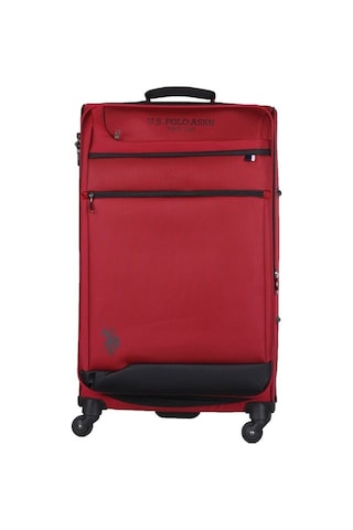 U.s. Polo Assn. Bordo Kumaş Unisex Büyük Boy Valiz Plvlz9102a-b 001