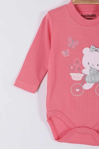 Tavşan Desenli Müslin Kız Bebek Hastane Çıkışı Bebek Kıyafetleri Yenidoğan Hastane Çıkış Seti 5 Li Pudra