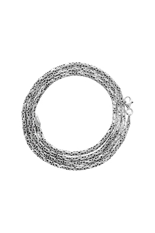 Tesbihane 925 Ayar Gümüş 60 Cm Uzunluk 2 Mm Genişlik 80 Mikron Kalınlık Erkek Kral Zincir