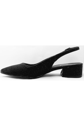 Christina Siyah 41 43 Büyük Numara Kadın Ayakkabı Siyah