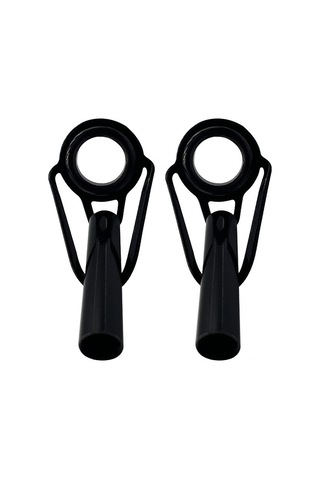 Xiyyadms Deniz Kamışı İçin Tıkama Önleyici Üst Çember Ve Önden Rehber Seti - Siyah, 35 Adet/kutu, Dayanıklı Malzeme, Tüm Su Ortamları