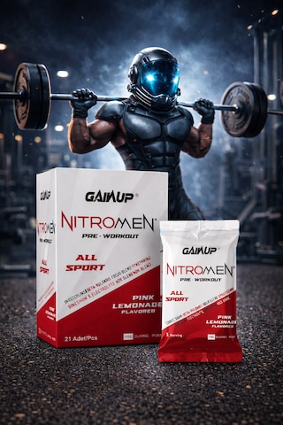 Gainup Creatp Creatin 350gr Aromasız + Nitromen 21 Şase + Shaker Avantaj Paketi Aromalı
