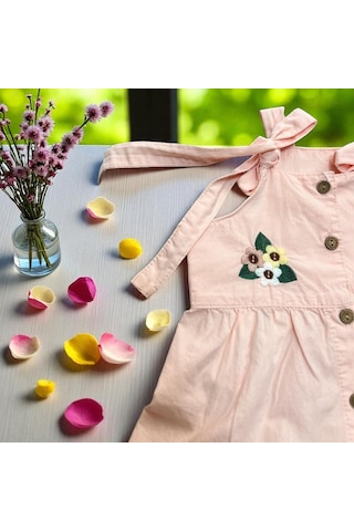 Nakışlı Renkli Elbise SOMON