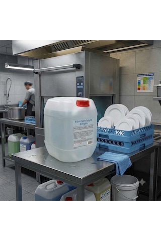 Endüstriyel Bulaşık Makinesi Parlatıcısı 20 Lt Sanayi Tipi Durulama Sıvısı Lekesiz Hızlı Kurutma Profesyonel Kullanım