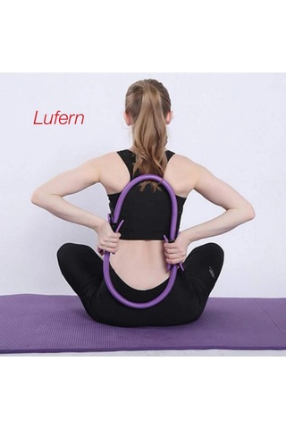 Dayanıklı Esnek Pilates Çemberi Yoga Rehabilitasyon Vücut Şekillendirme Kas Güçlendirme Duruş Kalça Çok Renkli