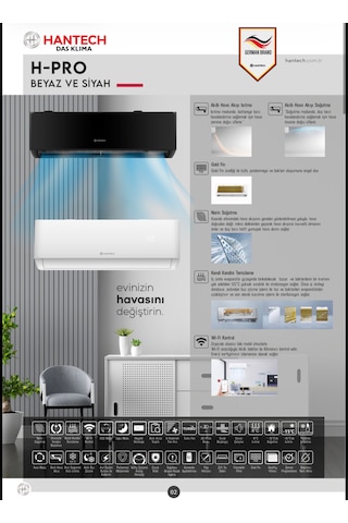 Hantech H-PRO 9000 Btu Wifi A+++ Inverter Klima