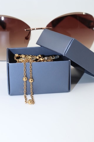 Çelik Gold Renk. Gözlük Zinciri. Özel Tasarım Steel. Gözlük İpi. Gözlük Askısı. Unisex Gold