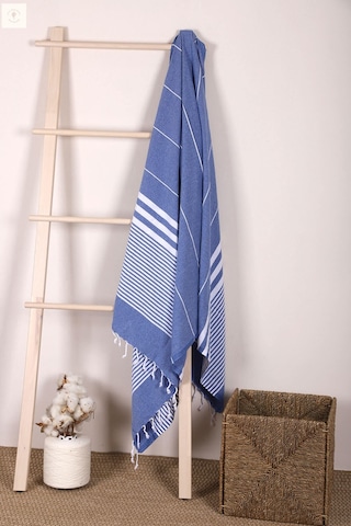 Çizgili %100 Pamuk Soft Peştemal Banyo Plaj Havlusu 100x180 Cm 001