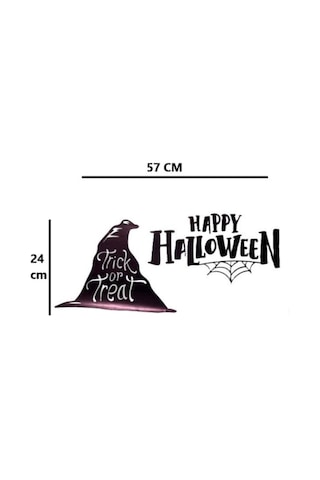 Happy Halloween Temalı Duvar Stickerı