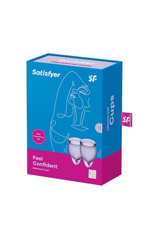 Satisfyer Feel Confident Menstrual Cup Lila