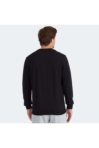 Slazenger RUBIO Erkek Sweatshirt Siyah