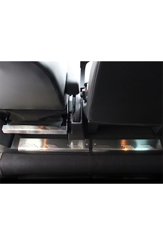 Ford Custom Ön Koltuk Arka Eşiği 3 Prc Krom 2018 ve Sonrası