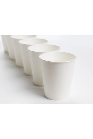 Tek Kullanımlık Beyaz 7 Oz 500 Adet Karton Bardak Desensiz Akmaz Kokusuz 1.kalite 170 Gr