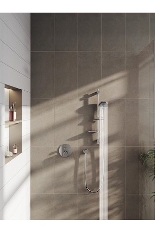 Artema Bliss A45743 3f Sürgülü El Duşu Takımı, Krom Gümüş