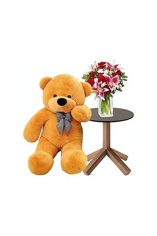 Kuki Oyuncak 120Cm Sevimli Açık Kahverengi Peluş Ayı