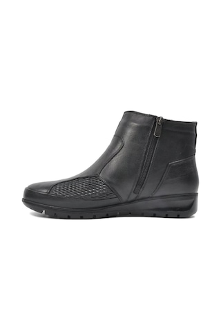 Voyager 7690 Kadın Deri Comfort Bot Siyah