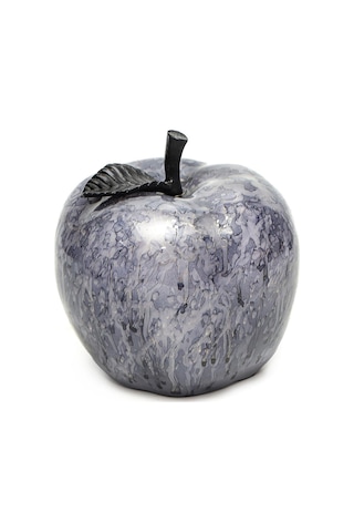 Dekoratif Black Apple Heykel 16 Cm