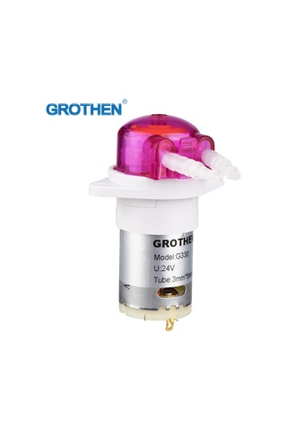 Lemestar 24v Mikro Peristaltic Pompa - Dc Sabit Akışlı Mini Su Pompa, 3 5mm Yemek Grubu Silikon Boru, 0-80 Çalışma Aralığı Kırmızı