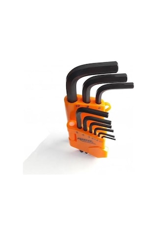 Rico Rc2899 Düz Kısa Alyan Anahtarı Seti Takımı 9Pcs 1.5Mm-10Mm N11.8630