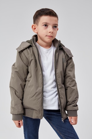 Benitto Kids Erkek Çocuk Kapüşonlu Mevsimlik Ceket 51313 Haki
