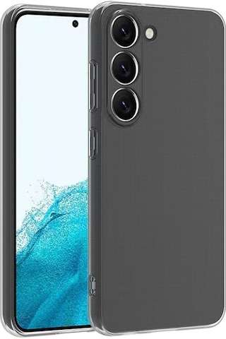 Samsung Galaxy A14 İle Uyumlu Kılıf Şeffaf Kamera Korumalı Esnek Silikon Telefon Kılıfı Kapak