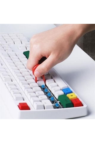 Buffer Çok Amaçlı Kırmızı Hassas Fırça Başlıklı Bilgisayar Laptop Temizleme Fırçası