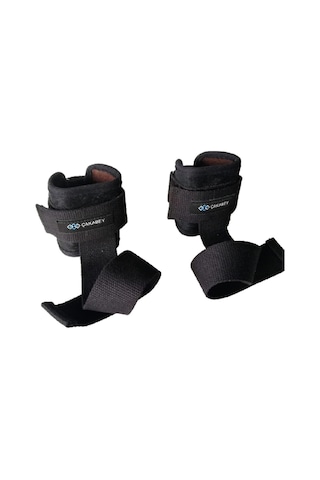 Lifting Straps Siyah Ağırlık Kaldırma Straps Pro Bilek Destekli 1 Çift Bar Kaldırma Kayışı