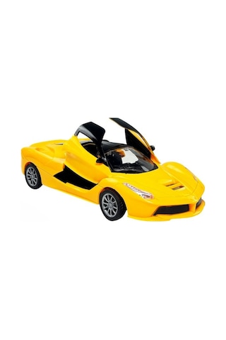 Craftivio Uzaktan Kumandalı Şarjlı Araba 1:18 Full Fonksiyon Işıklı Ve Otomatik Kapıları Açılan Yarış Arabası