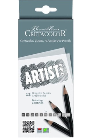 Cretacolor Artist Studio Dereceli Kalem Seti 6B - 4H Arası Cretacolor Artist Studio Dereceli Kalem Seti 6B - 4H Arası