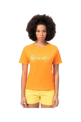 United Colors Of Benetton Kadın T-shirt Ben.w20360 Turuncu